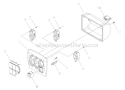 Part Location Diagram of 201571GS Briggs and Stratton Panel, Control